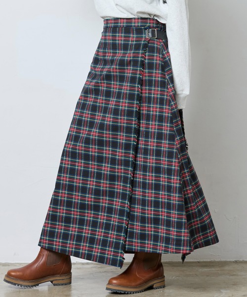 L.L.Bean（エルエルビーン）の「【JAPAN EDITION】キタリー・ロング・キルト・スカート（スカート・レディース・ブルー系その他/ブラック系その他・SMALL/MEDIUM）」の17枚目の写真