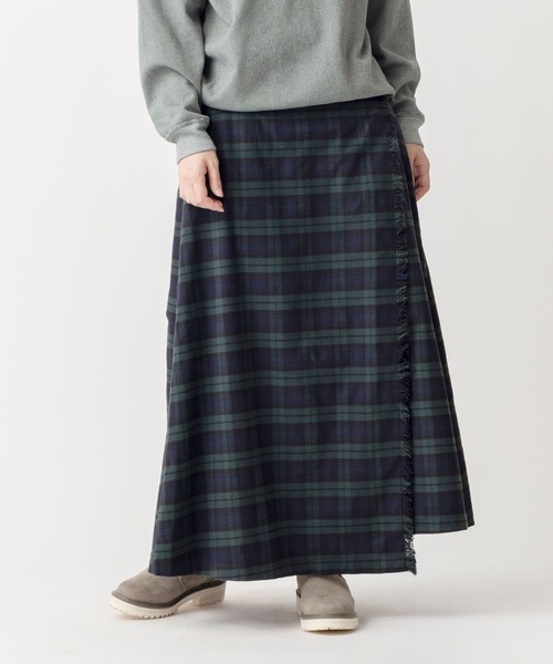 L.L.Bean（エルエルビーン）の「【JAPAN EDITION】キタリー・ロング・キルト・スカート（スカート・レディース・ブルー系その他/ブラック系その他・SMALL/MEDIUM）」の16枚目の写真