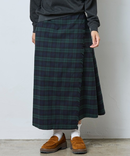 L.L.Bean（エルエルビーン）の「【JAPAN EDITION】キタリー・ロング・キルト・スカート（スカート・レディース・ブルー系その他/ブラック系その他・SMALL/MEDIUM）」の19枚目の写真