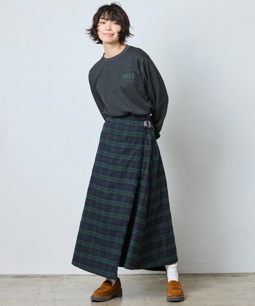 L.L.Bean（エルエルビーン）の「【JAPAN EDITION】キタリー・ロング・キルト・スカート（スカート・レディース・ブルー系その他/ブラック系その他・SMALL/MEDIUM）」の22枚目の写真