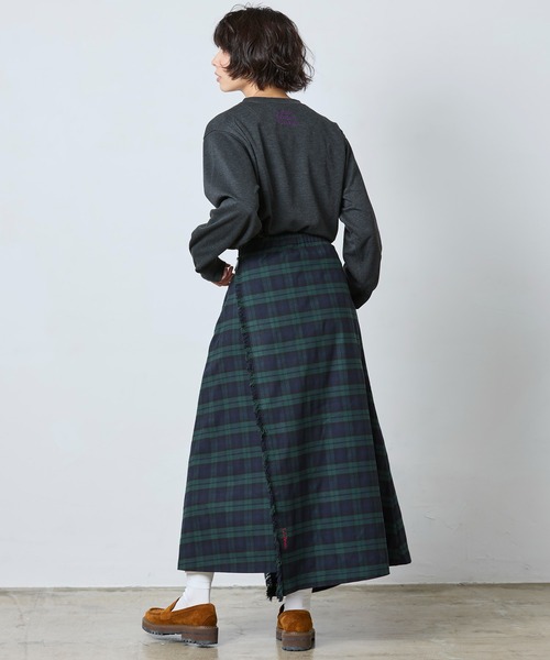 L.L.Bean（エルエルビーン）の「【JAPAN EDITION】キタリー・ロング・キルト・スカート（スカート・レディース・ブルー系その他/ブラック系その他・SMALL/MEDIUM）」の21枚目の写真