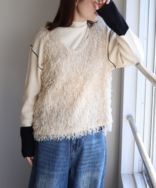 フェザーヤーンベスト（ベスト）｜sin.ca（シンカ）のファッション通販