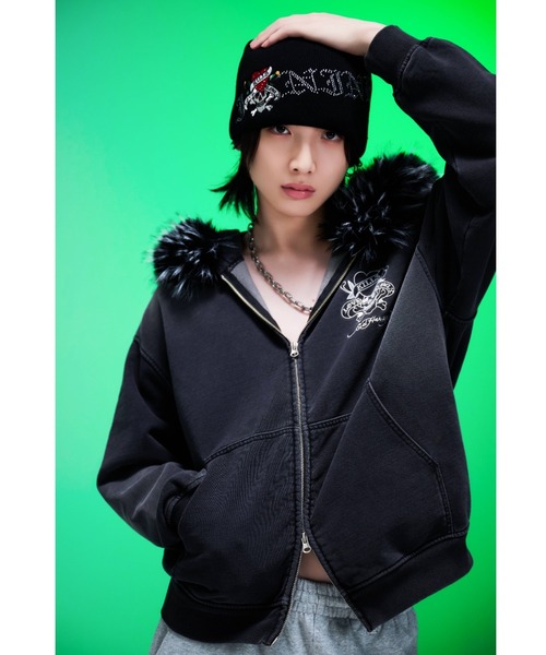 A'GEM/9 × .kom 『A'GEM/9/エージェムナイン』 Ed Hardy ニットデニム