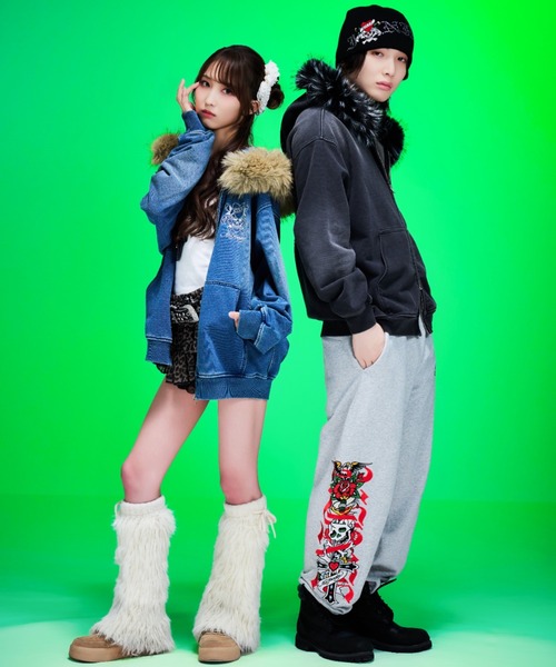 A'GEM/9 × .kom 『A'GEM/9/エージェムナイン』 Ed Hardy ニットデニム