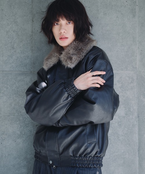 yiwo着用アウター(その2) 1点のみ 8OZ DENIM TUCKED DENIM JACKET(XS Indigo): Y's｜THE SHOP YOHJI YAMAMOTO