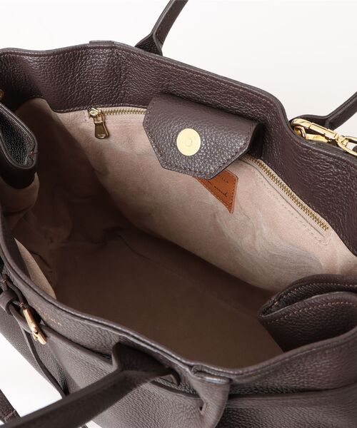 Scrap Book(スクラップブック)の「【CHRISTIAN VILLA】タックベルトトートM(トートバッグ・レディース・ブラック/ブラウン/ブラウン系その他・FREE)」の6枚目の写真