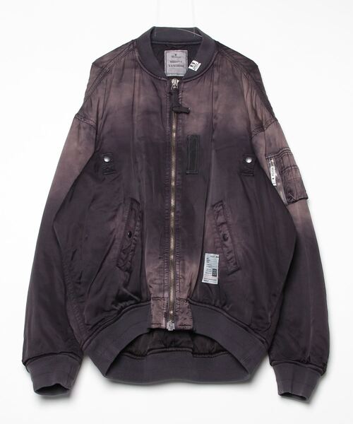 MIHARAYASUHIRO(ミハラヤスヒロ)の「【MIHARAYASUHIRO/ミハラヤスヒロ】AGED FLIGHT JACKET(MA-1・メンズ・ブラック/カーキ・48/46)」の5枚目の写真