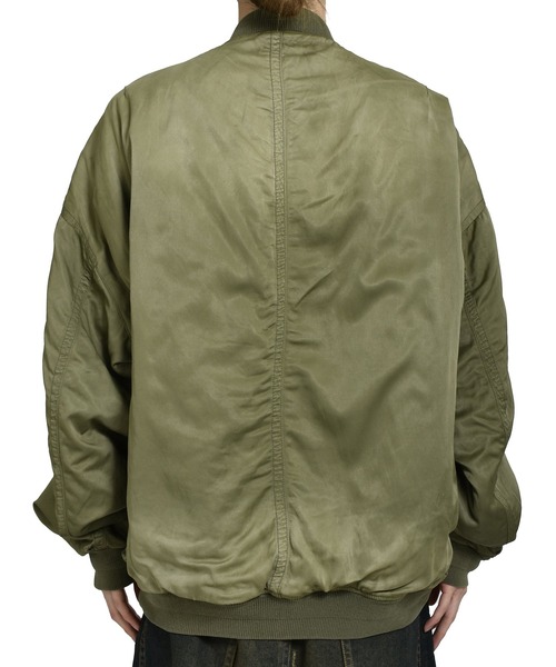 MIHARAYASUHIRO(ミハラヤスヒロ)の「【MIHARAYASUHIRO/ミハラヤスヒロ】AGED FLIGHT JACKET(MA-1・メンズ・ブラック/カーキ・48/46)」の11枚目の写真