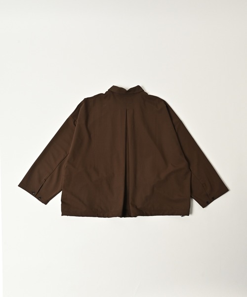 ADAM PATEK(アダムパテック)の「ADAMPATEK/rounded over shirt/オーバーサイズシャツ(シャツ/ブラウス・メンズ・ブラック/ブラウン/ダークグレー・1/2)」の15枚目の写真