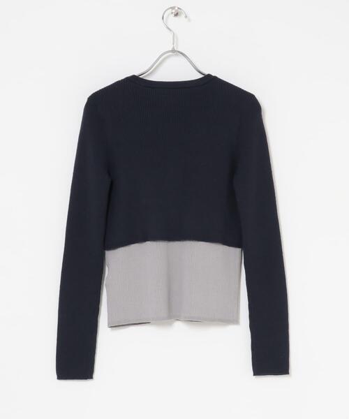 SENSE OF PLACE by URBAN RESEARCH(センスオブプレイスバイアーバンリサーチ)の「ダブルレイヤードカーディガン(カーディガン/ボレロ・レディース・チャコールグレー/ネイビー/キャメル・ONE)」の19枚目の写真