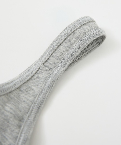 HANES(ヘインズ)の「【HANES/ヘインズ】Hanes originalsソフトブラ by THE DODO JEAN 25FW ヘインズ(HW3-C101)【WEB限定】(スポーツブラ・レディース・ブラック/グレー/ベージュ・M/L)」の8枚目の写真