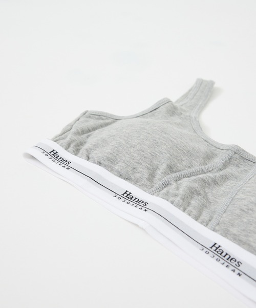 HANES(ヘインズ)の「【HANES/ヘインズ】Hanes originalsソフトブラ by THE DODO JEAN 25FW ヘインズ(HW3-C101)【WEB限定】(スポーツブラ・レディース・ブラック/グレー/ベージュ・M/L)」の9枚目の写真