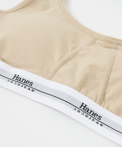HANES(ヘインズ)の「【HANES/ヘインズ】Hanes originalsソフトブラ by THE DODO JEAN 25FW ヘインズ(HW3-C101)【WEB限定】(スポーツブラ・レディース・ブラック/グレー/ベージュ・M/L)」の15枚目の写真