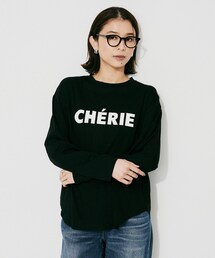 【CHIGNON】CHERIE シンプルロゴTシャツ