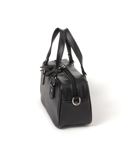 LAKOLE（ラコレ）の「スクエア2WAYミニボストンバッグ / 599450（ショルダーバッグ・レディース・ブラック/オフホワイト/ブラウン・FREE）」の6枚目の写真