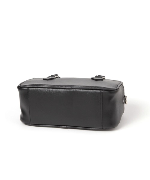 LAKOLE（ラコレ）の「スクエア2WAYミニボストンバッグ / 599450（ショルダーバッグ・レディース・ブラック/オフホワイト/ブラウン・FREE）」の8枚目の写真