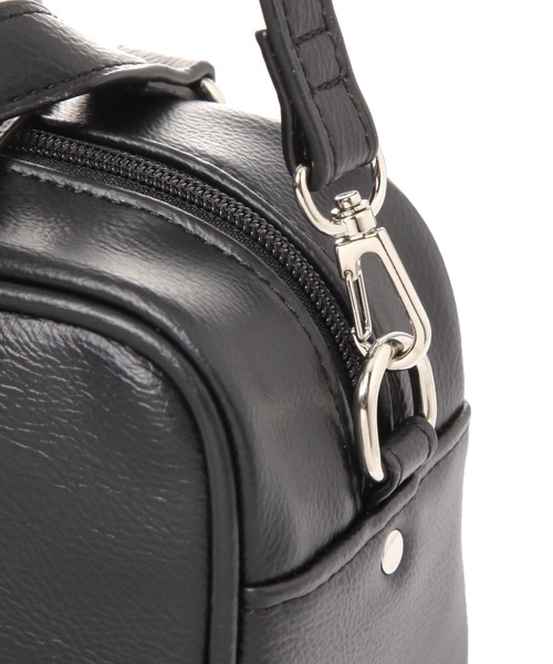 LAKOLE（ラコレ）の「スクエア2WAYミニボストンバッグ / 599450（ショルダーバッグ・レディース・ブラック/オフホワイト/ブラウン・FREE）」の10枚目の写真