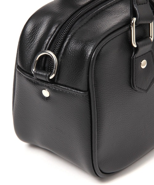 LAKOLE（ラコレ）の「スクエア2WAYミニボストンバッグ / 599450（ショルダーバッグ・レディース・ブラック/オフホワイト/ブラウン・FREE）」の11枚目の写真