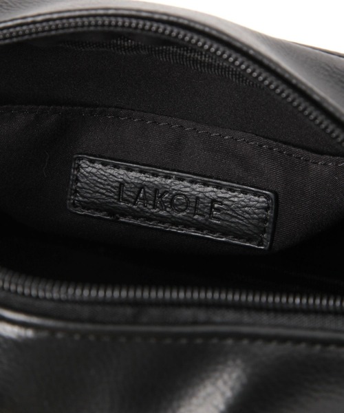 LAKOLE（ラコレ）の「スクエア2WAYミニボストンバッグ / 599450（ショルダーバッグ・レディース・ブラック/オフホワイト/ブラウン・FREE）」の13枚目の写真
