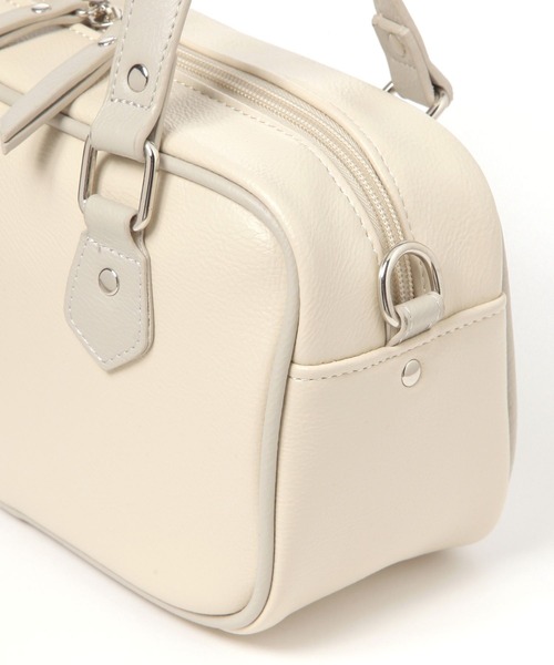 LAKOLE（ラコレ）の「スクエア2WAYミニボストンバッグ / 599450（ショルダーバッグ・レディース・ブラック/オフホワイト/ブラウン・FREE）」の15枚目の写真