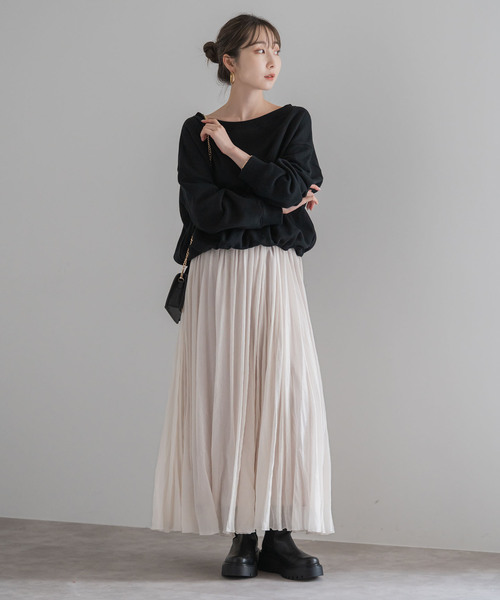 NOBLE　スビンコットンスウェットトップス 追加予約》スビンコットンスウェットトップス（スウェット