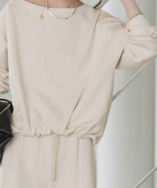 追加》スビンコットンスウェットトップス（スウェット）｜NOBLE