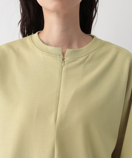 FOUND GOOD（ファウンドグッド）の「カイテキポンチハーフZIPPO（スウェット・レディース・ブラック/ベージュ/イエロー系2/グレー系8・M/S/L）」の10枚目の写真