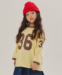 BREEZE | 【WEB限定/ジュニア対応】 配色ナンバリング長袖Tシャツ(Tシャツ/カットソー)