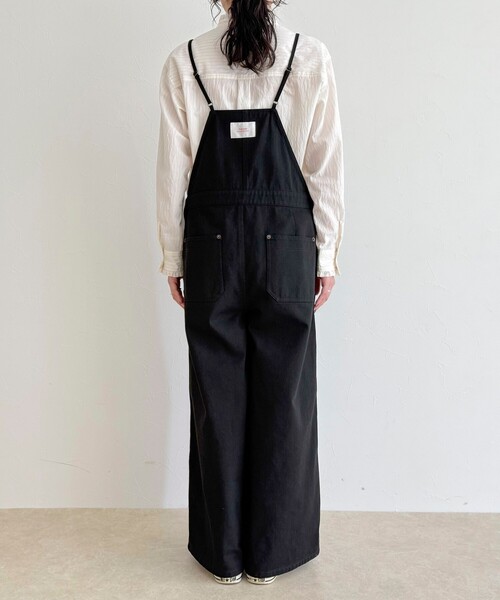 fredy emue（フレディエミュ）の「コットンサロペット（サロペット/オーバーオール・レディース・アイボリー/ブラック・36/38）」の12枚目の写真