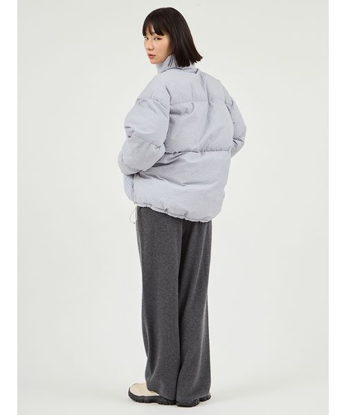 emmi（エミ）の「リバーシブル中わたコート（ダウンジャケット/コート・レディース・ブラウン/ライトブルー・0/1）」の14枚目の写真