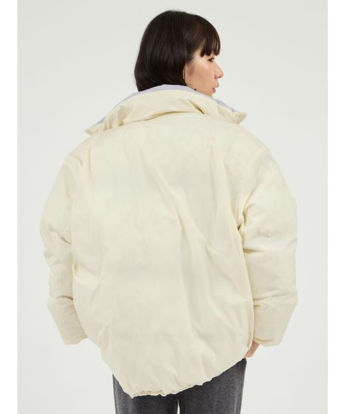 emmi（エミ）の「リバーシブル中わたコート（ダウンジャケット/コート・レディース・ブラウン/ライトブルー・0/1）」の18枚目の写真