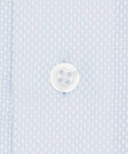 TOKYO SHIRTS(トウキョウシャツ)の「【超形態安定】 形態安定ノンアイロン ボタンダウン 長袖ビジネスワイシャツ (大きいサイズ・長いサイズ)(ビジネスシャツ・メンズ・ブルー・首回り39cm-裄丈88cm/首回り41cm-裄丈90cm/首回り42cm-裄丈90cm/首回り43cm-裄丈90cm/首回り45cm-裄丈82cm/首回り45cm-裄丈86cm/首回り45cm-裄丈90cm/首回り47cm-裄丈86cm/首回り47cm-裄丈90cm)」の4枚目の写真
