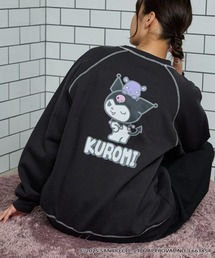 sanrio（サンリオ）の「【Sanrio characters/サンリオキャラクターズ】別注 ワンポイント刺繍 アソートプリント オーバーサイズクルーネックスウェット（スウェット）」