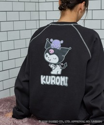 sanrio（サンリオ）の「【Sanrio characters/サンリオキャラクターズ】別注 ワンポイント刺繍 アソートプリント オーバーサイズクルーネックスウェット（スウェット）」