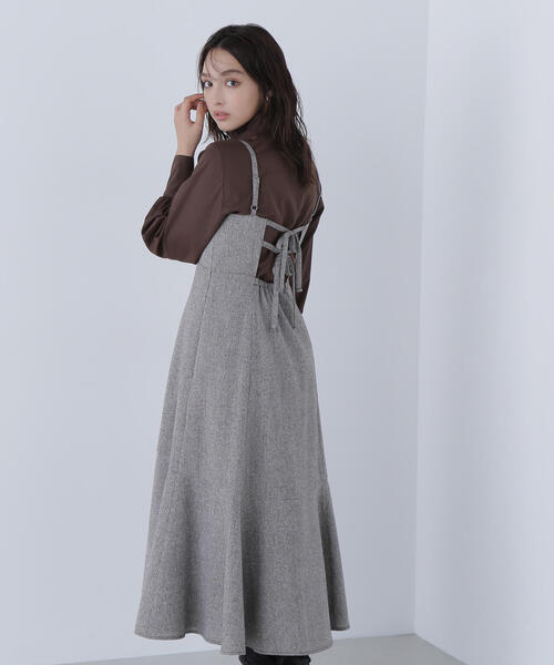 セール】◇バックリボンジャンスカ（ジャンパースカート）｜NATURAL