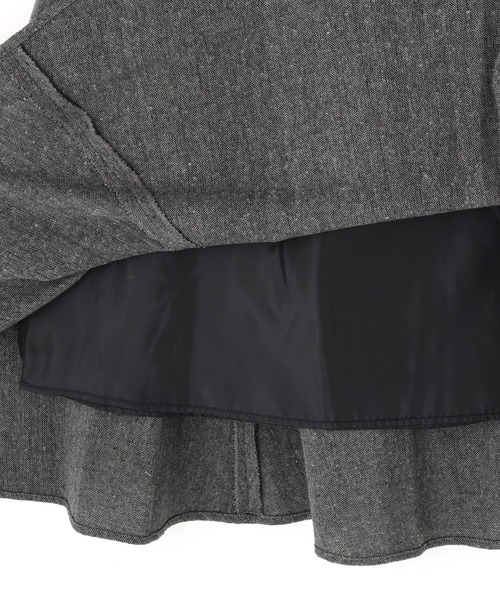 NATURAL BEAUTY BASIC（ナチュラルビューティーベーシック）の「◇バックリボンジャンスカ（ジャンパースカート・レディース・ブラウン/チャコールグレー・P/S/MEDIUM/SMALL）」の9枚目の写真