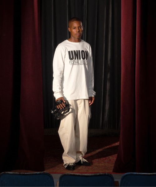UNION（UNION TOKYO）（ユニオン）の「UNION TOKYO  FILME LS TEE  ユニオントーキョー（Tシャツ/カットソー・メンズ・ホワイト/ネイビー・L/M/XL/S）」の13枚目の写真