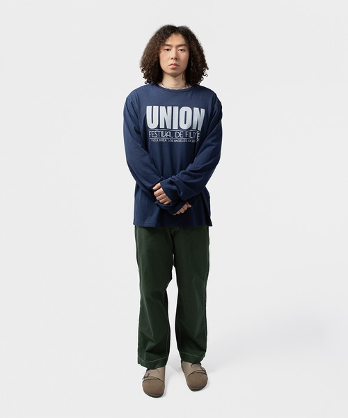 UNION（UNION TOKYO）（ユニオン）の「UNION TOKYO  FILME LS TEE  ユニオントーキョー（Tシャツ/カットソー・メンズ・ホワイト/ネイビー・L/M/XL/S）」の10枚目の写真