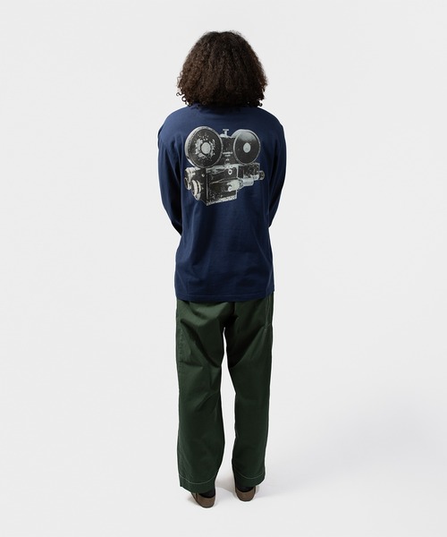 UNION（UNION TOKYO）（ユニオン）の「UNION TOKYO  FILME LS TEE  ユニオントーキョー（Tシャツ/カットソー・メンズ・ホワイト/ネイビー・L/M/XL/S）」の6枚目の写真