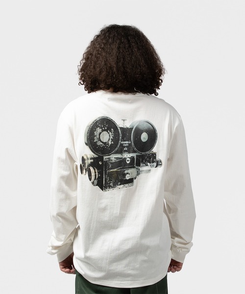 UNION（UNION TOKYO）（ユニオン）の「UNION TOKYO  FILME LS TEE  ユニオントーキョー（Tシャツ/カットソー・メンズ・ホワイト/ネイビー・L/M/XL/S）」の4枚目の写真