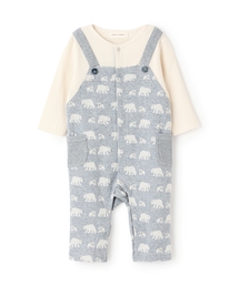 sense of wonder | 【オーガニック】ジャカードカバーオール(ロンパース)