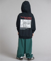 PAIRMANON STREET | 裏毛 スウェット アソートプリント パーカー【PAIRMANON STREET】(パーカー)