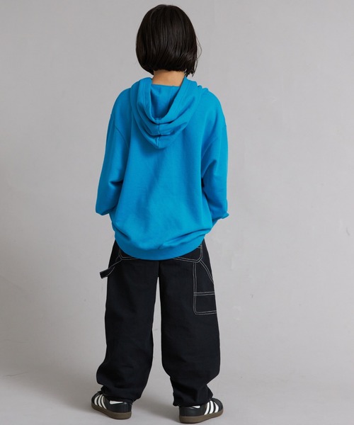 PAIRMANON STREET(ペアマノンストリート)の「裏毛 スウェット アソートプリント パーカー【PAIRMANON STREET】(パーカー・キッズ・ブラック/グレー系その他/ライトブルー/グレー/ブラック系その他/イエロー・100/110/120/130/140/150/160/90)」の20枚目の写真