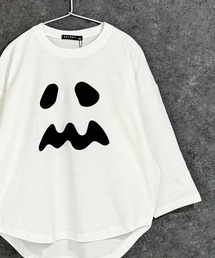 SHISKY（シスキー）の「【ハロウィン】オーバーサイズヘムロンT 345-01（Tシャツ/カットソー）」