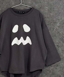 SHISKY（シスキー）の「【ハロウィン】オーバーサイズヘムロンT 345-01（Tシャツ/カットソー）」