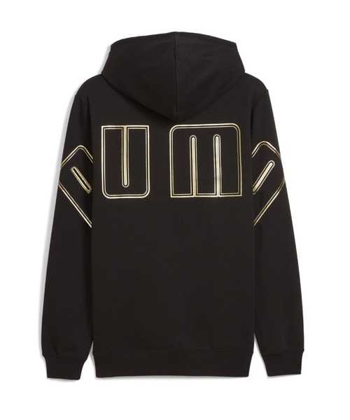 PUMA（プーマ）の「プーマ PUMA MAXIMAL METALLIC HD FL（パーカー・メンズ・ブラウン/ダークグリーン/チャコールグレー/ブラック・S/M/L/LL/3L）」の5枚目の写真