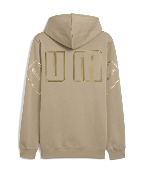 PUMA（プーマ）の「プーマ PUMA MAXIMAL METALLIC HD FL（パーカー・メンズ・ブラウン/ダークグリーン/チャコールグレー/ブラック・S/M/L/LL/3L）」の7枚目の写真