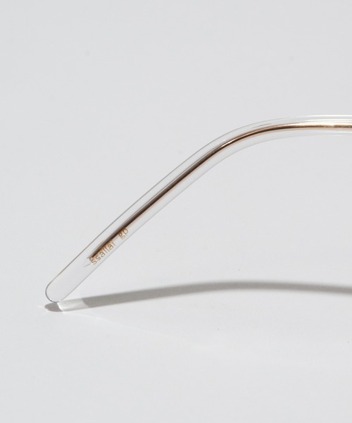 AIM（エイム）の「【AIM】ダブルブリッジメタルフレーム クリアレンズ メガネ ssallai（メガネ・レディース・シルバー/ゴールド・FREE）」の6枚目の写真
