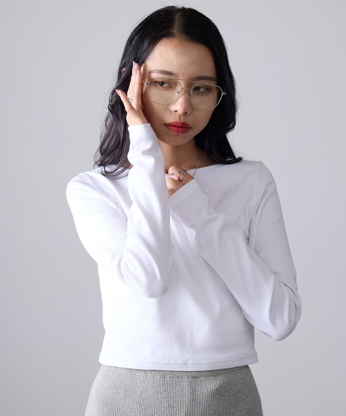 AIM（エイム）の「【AIM】ダブルブリッジメタルフレーム クリアレンズ メガネ ssallai（メガネ・レディース・シルバー/ゴールド・FREE）」の12枚目の写真