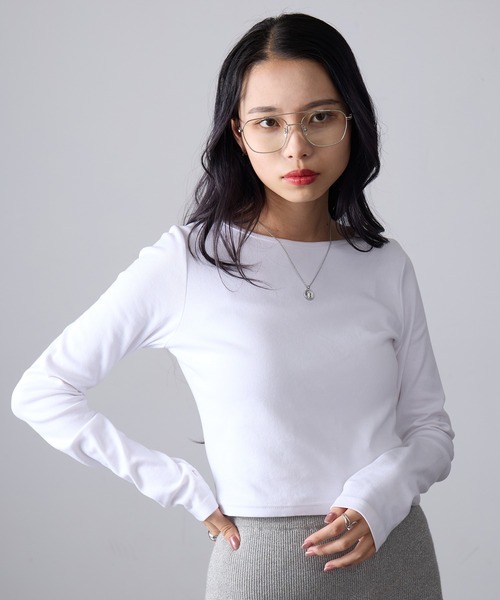 AIM（エイム）の「【AIM】ダブルブリッジメタルフレーム クリアレンズ メガネ ssallai（メガネ・レディース・シルバー/ゴールド・FREE）」の13枚目の写真